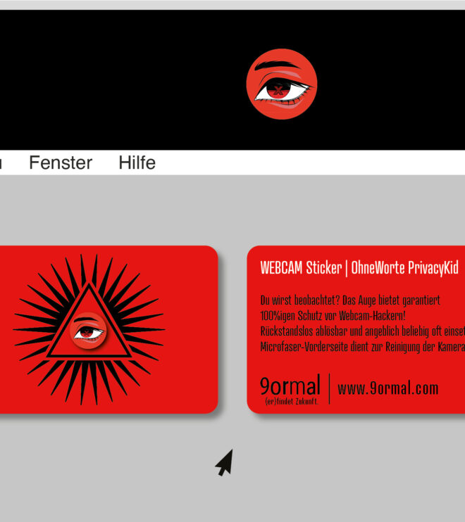 WEBCAM COVER OhneWorte PrivacyKid 2