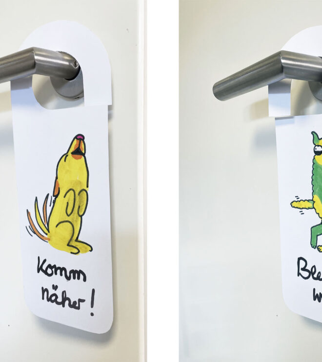 TÜRHÄNGER OhneWorte PrivacyKid 1